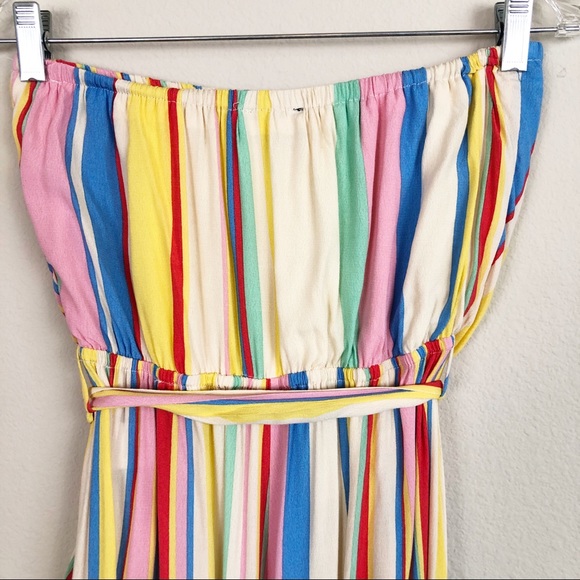 VICI Strapless Striped Pant Romper Jumpsuit, Med - Picture 8 of 12